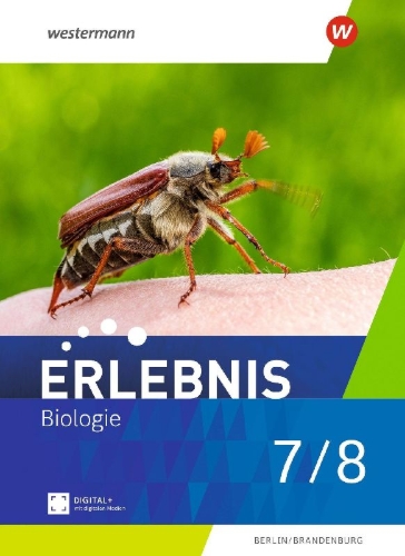 Buchcover und Innenansicht für das Buch: Erlebnis Biologie 7/8. Schulbuch. Für Berlin und Brandenburg