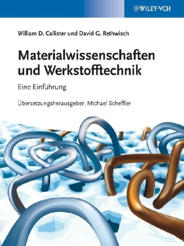 Buchcover und Innenansicht für das Buch: Materialwissenschaften und Werkstofftechnik