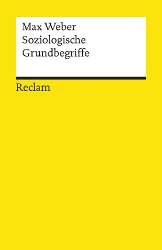 Buchcover und Innenansicht für das Buch: Soziologische Grundbegriffe