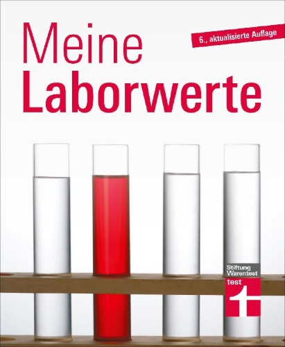 Buchcover und Innenansicht für das Buch: Meine Laborwerte