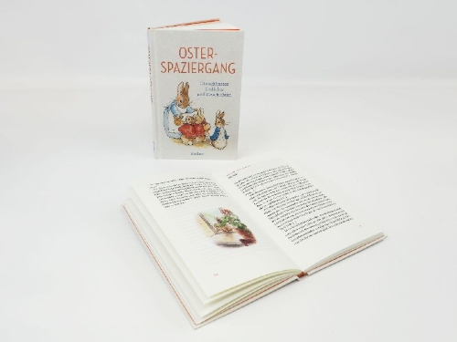 Buchcover und Innenansicht für das Buch: Osterspaziergang. Die schönsten Gedichte und Geschichten