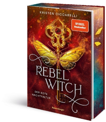 Buchcover und Innenansicht für das Buch: Crimson Moth Book 2: Rebel Witch