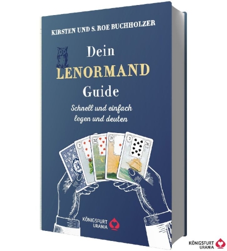Buchcover und Innenansicht für das Buch: Dein Lenormand Guide - Schnell und einfach legen und deuten
