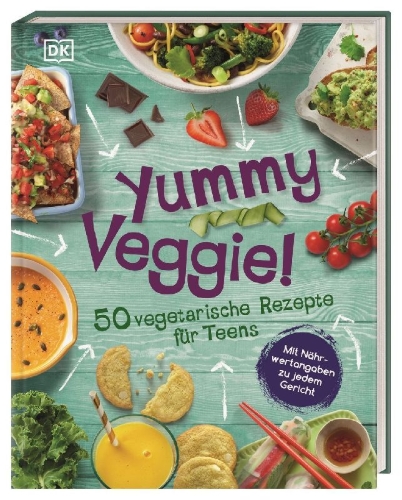 Buchcover und Innenansicht für das Buch: Yummy Veggie!