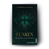Buchcover und Innenansicht für das Buch: Funken - The Secrets of Dracon Rock