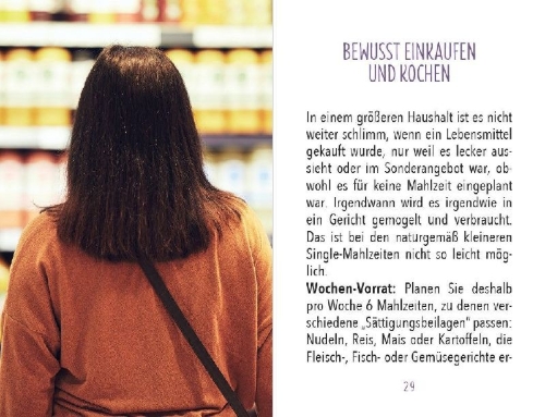 Buchcover und Innenansicht für das Buch: Single-Küche