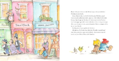 Buchcover und Innenansicht für das Buch: Paddington and the Easter Egg Hunt