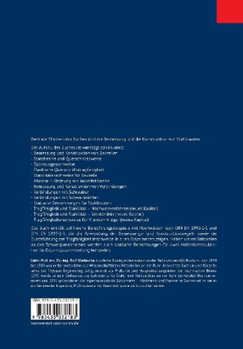 Buchcover und Innenansicht für das Buch: Stahlbau: Teil 1: Grundlagen