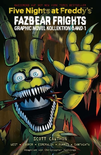 Buchcover und Innenansicht für das Buch: Five Nights at Freddy's: Fazbear Frights Graphic Novel Band #1