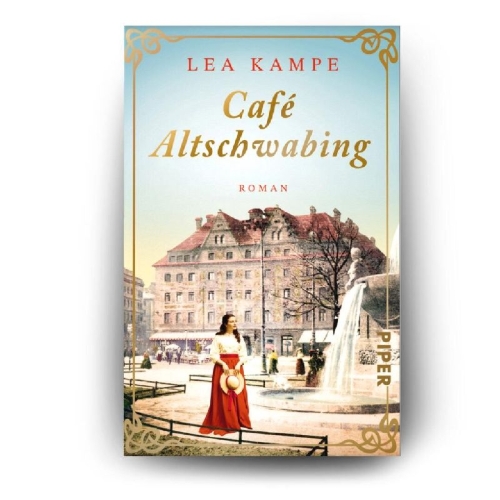 Buchcover und Innenansicht für das Buch: Café Altschwabing