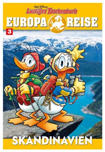 Buchcover und Innenansicht für das Buch: Lustiges Taschenbuch Europareise 03