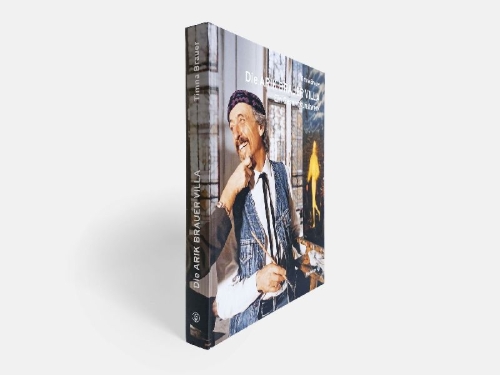 Buchcover und Innenansicht für das Buch: The Arik Brauer Villa