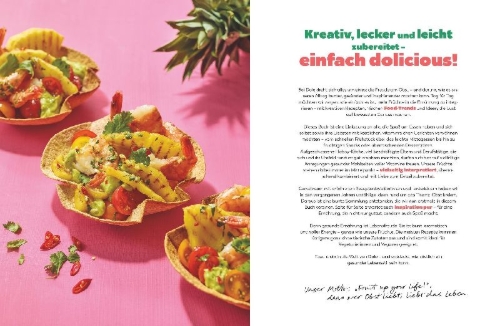 Buchcover und Innenansicht für das Buch: Fruit up your life