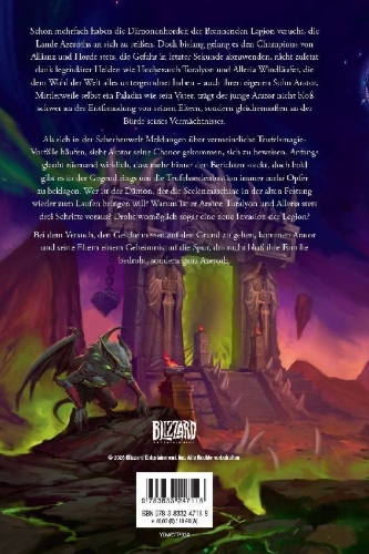 Buchcover und Innenansicht für das Buch: World of Warcraft: Midnight - Blutsbande