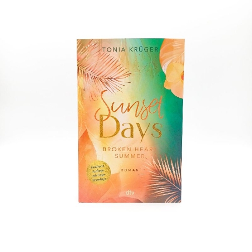 Buchcover und Innenansicht für das Buch: Broken Heart Summer - Sunset Days