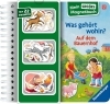 Buchcover und Innenansicht für das Buch: Mein großes Magnetbuch - Was gehört wohin? Auf dem Bauernhof