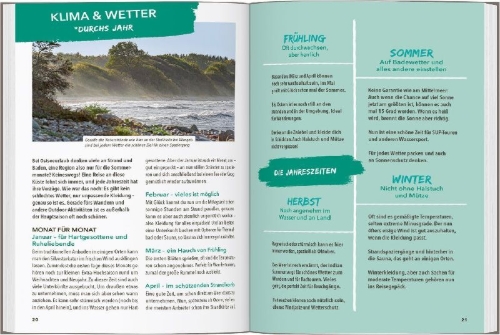 Buchcover und Innenansicht für das Buch: MARCO POLO OUTDOOR GUIDE Reiseführer Ostseeküste Schleswig-Holstein