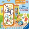 Buchcover und Innenansicht für das Buch: Mein erstes Magnetbuch - Was machen wir in der Kita?