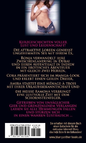 Buchcover und Innenansicht für das Buch: Verruchte Geilheit | Erotische Geschichten