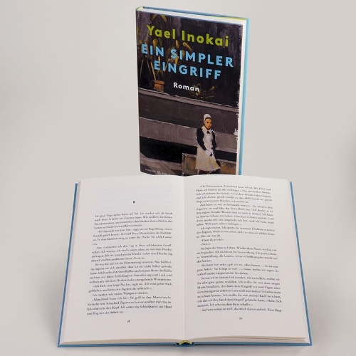 Buchcover und Innenansicht für das Buch: Ein simpler Eingriff