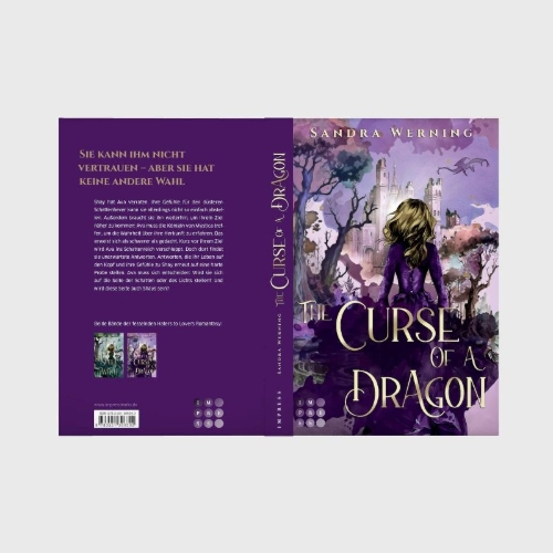 Buchcover und Innenansicht für das Buch: The Curse of a Dragon (The Spell of a Witch 2)