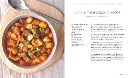 Buchcover und Innenansicht für das Buch: One Pot for family