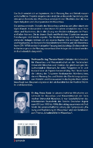 Buchcover und Innenansicht für das Buch: Handbuch Wasserbau