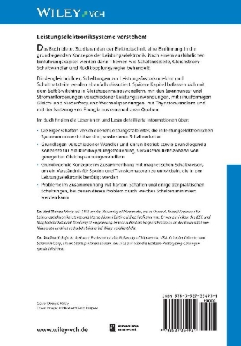 Buchcover und Innenansicht für das Buch: Leistungselektronik