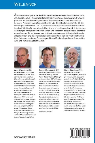 Buchcover und Innenansicht für das Buch: Analytische Chemie