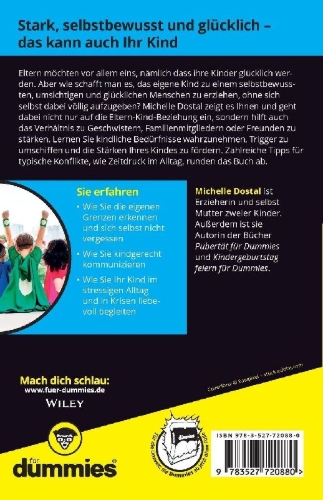 Buchcover und Innenansicht für das Buch: Elternratgeber starke Kinder für Dummies