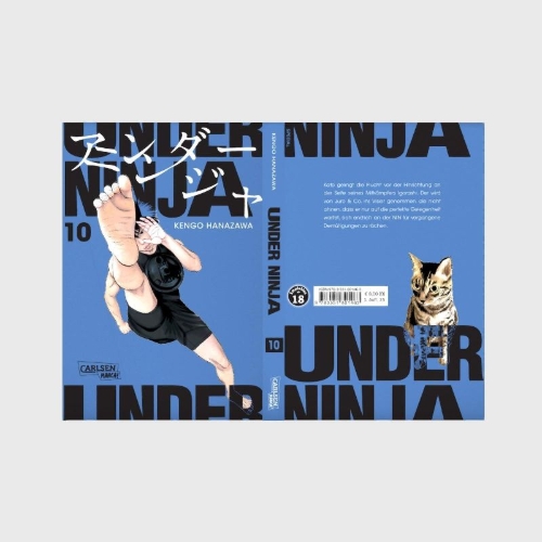 Buchcover und Innenansicht für das Buch: Under Ninja