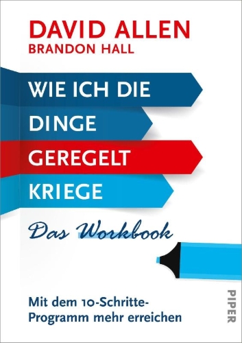 Buchcover und Innenansicht für das Buch: Wie ich die Dinge geregelt kriege - Das Workbook