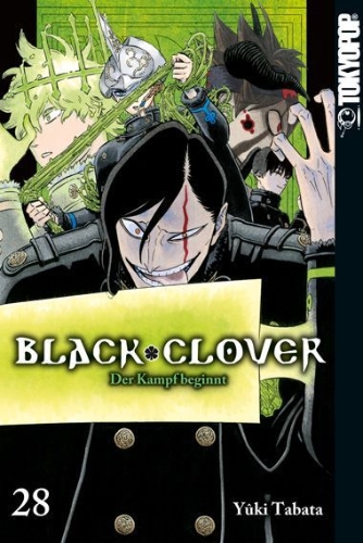 Buchcover und Innenansicht für das Buch: Black Clover 28