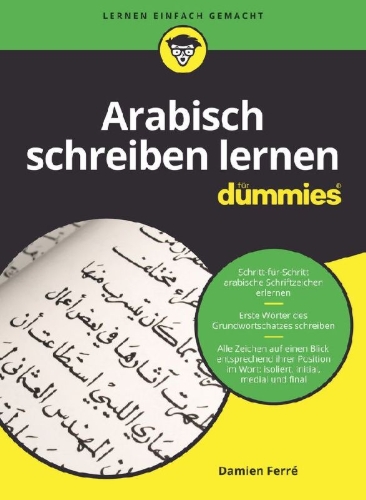 Buchcover und Innenansicht für das Buch: Arabisch schreiben lernen für Dummies