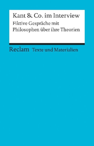 Buchcover und Innenansicht für das Buch: Kant & Co. im Interview