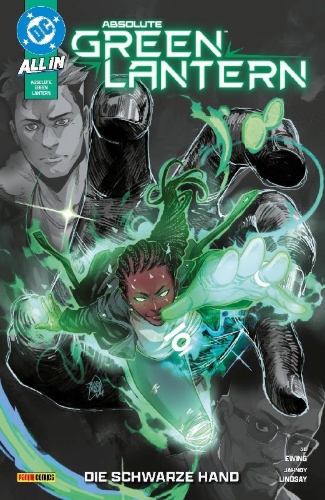 Buchcover und Innenansicht für das Buch: Absolute Green Lantern #1-#6, Absolute Evil #1