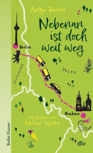 Buchcover und Innenansicht für das Buch: Nebenan ist doch weit weg