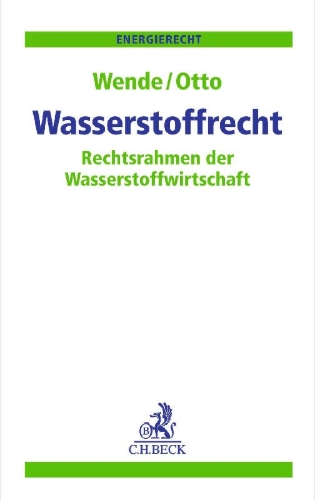 Buchcover und Innenansicht für das Buch: Wasserstoffrecht