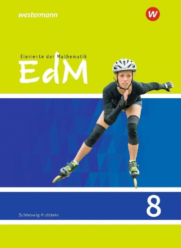 Buchcover und Innenansicht für das Buch: Elemente der Mathematik SI 8. Schülerband. G9. Schleswig-Holstein