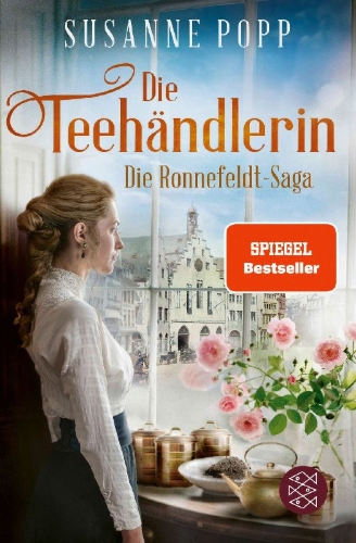 Buchcover und Innenansicht für das Buch: Die Teehändlerin