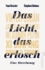 Buchcover und Innenansicht für das Buch: Das Licht, das erlosch