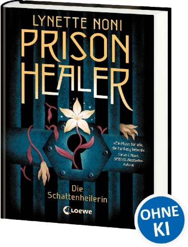 Buchcover und Innenansicht für das Buch: The Prison Healer