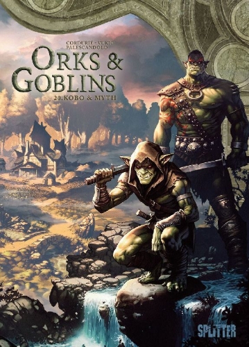 Buchcover und Innenansicht für das Buch: Orks & Goblins. Band 20