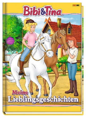 Buchcover und Innenansicht für das Buch: Bibi & Tina: Meine Lieblingsgeschichten