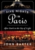 Buchcover und Innenansicht für das Buch: Five Nights in Paris
