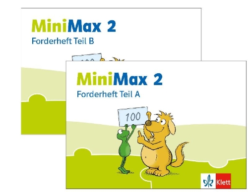 Buchcover und Innenansicht für das Buch: MiniMax 2. Forderheft (Teil A und Teil B) Klasse 2