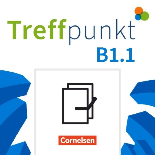 Buchcover und Innenansicht für das Buch: Treffpunkt. Deutsch für die Integration B1: Teilband 1 - Kursbuch und Übungsbuch im Paket