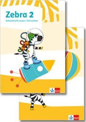Buchcover und Innenansicht für das Buch: Zebra 2. Paket: Arbeitsheft Lesen/Schreiben/Arbeitsheft Sprache