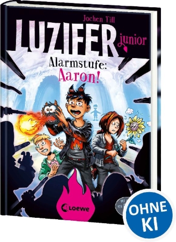 Buchcover und Innenansicht für das Buch: Luzifer junior (Band 16) - Alarmstufe: Aaron!