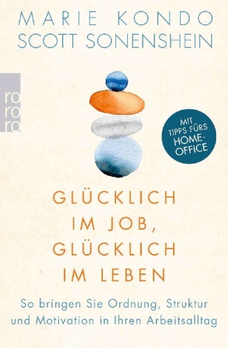 Buchcover und Innenansicht für das Buch: Joy at Work: Organizing Your Professional Life